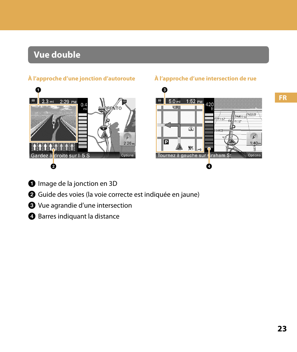 Vue double | Sony NV-U84 User Manual | Page 57 / 104