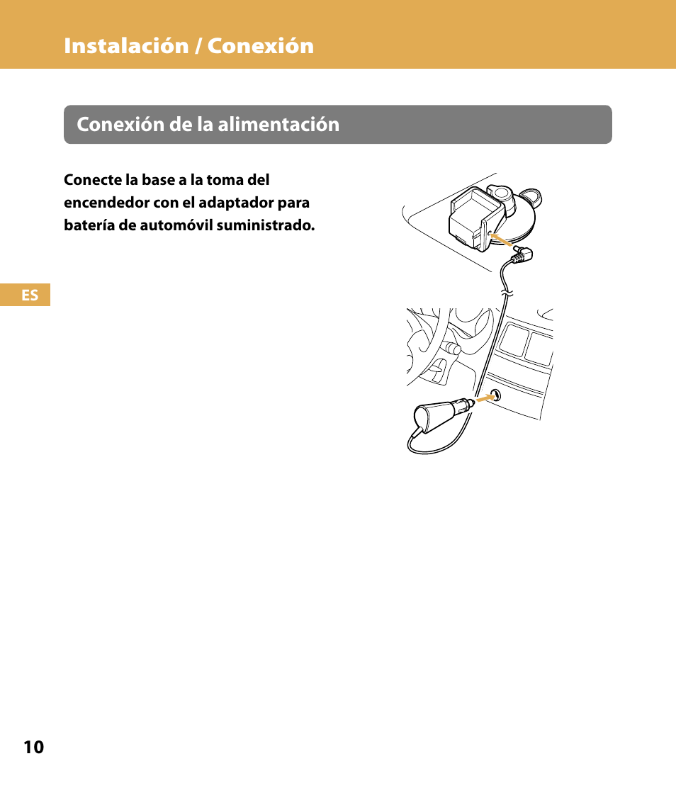 Instalación / conexión, Conexión de la alimentación | Sony NV-U84 User Manual | Page 78 / 104