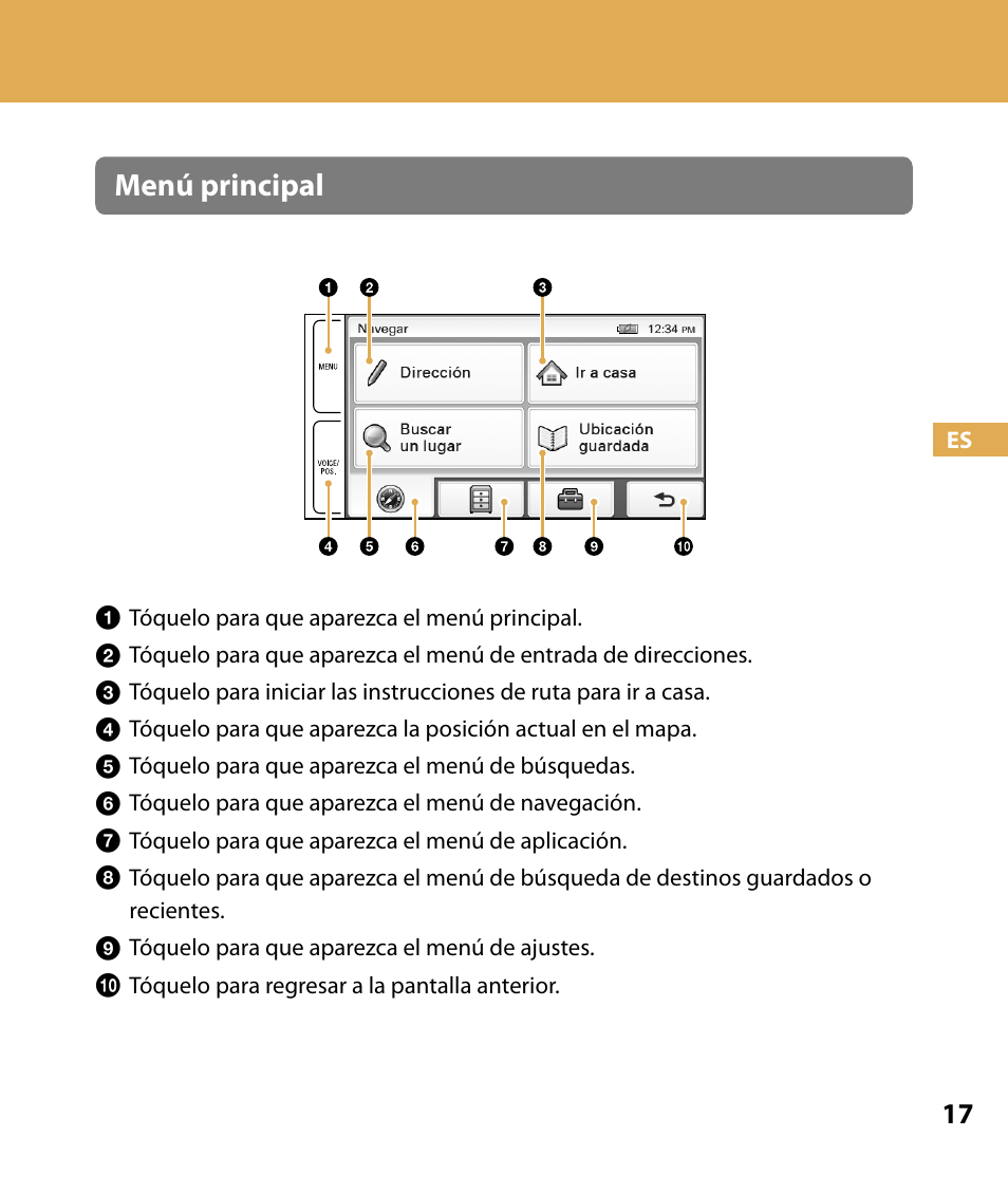 Menú principal | Sony NV-U84 User Manual | Page 85 / 104