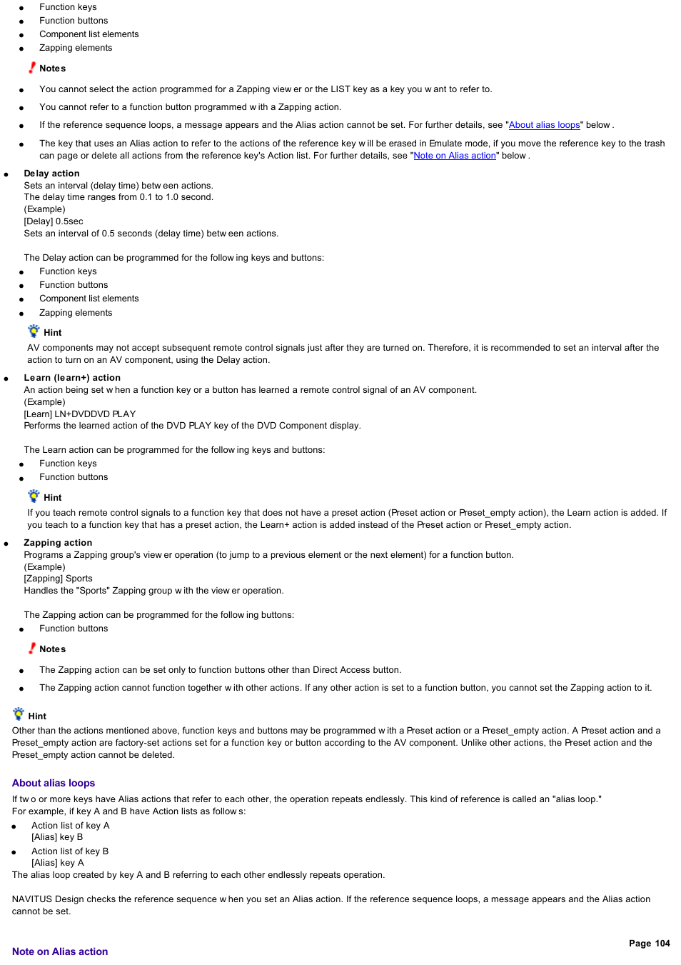 Sony RM-NX7000 User Manual | Page 104 / 117