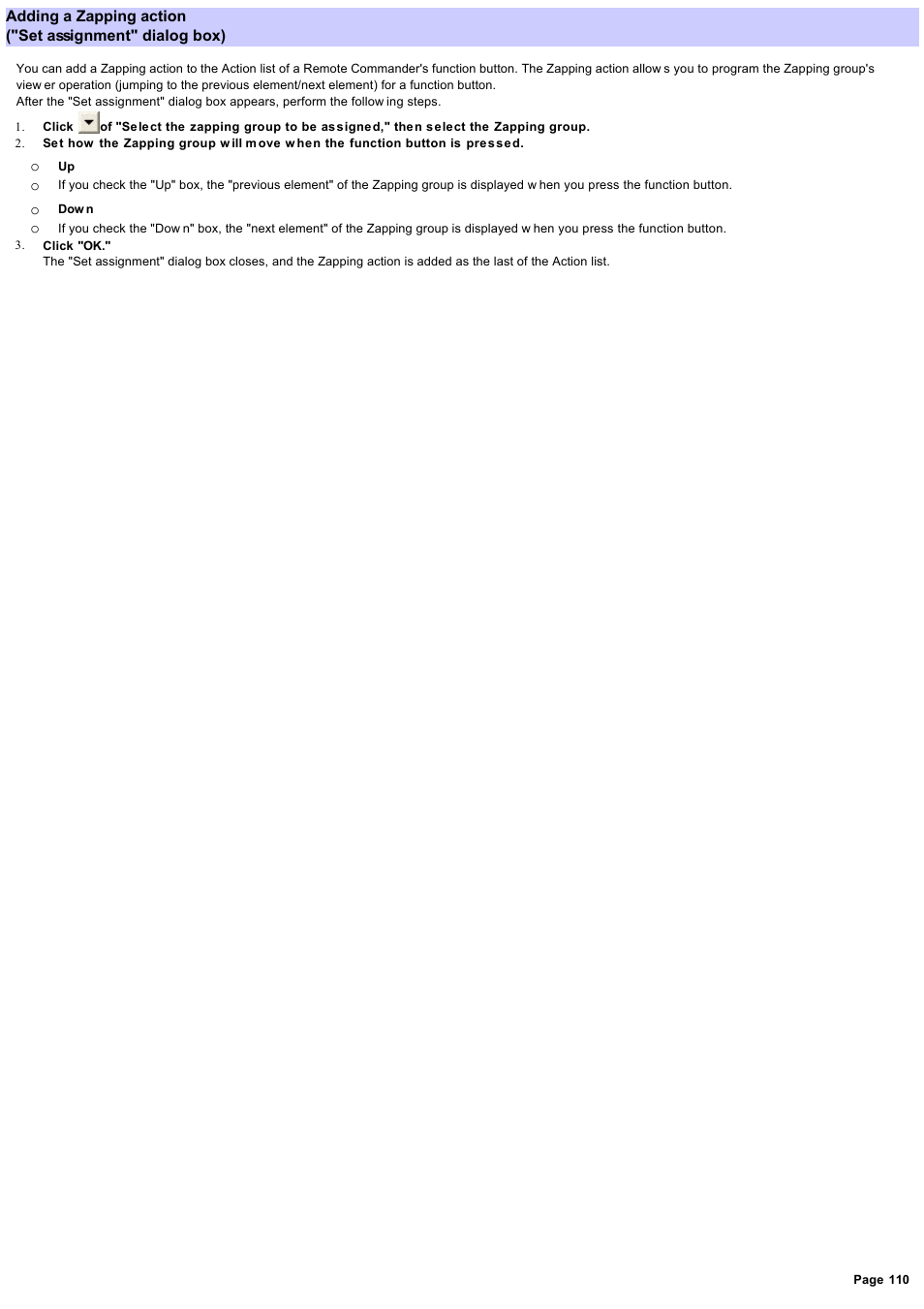 Sony RM-NX7000 User Manual | Page 110 / 117