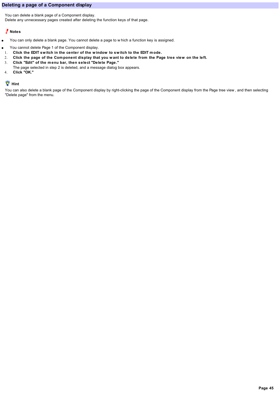 Sony RM-NX7000 User Manual | Page 45 / 117