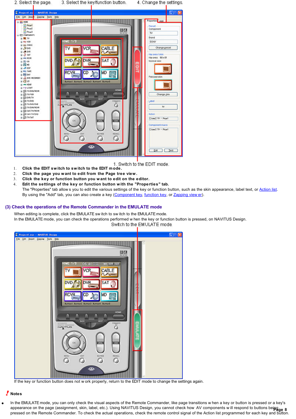 Sony RM-NX7000 User Manual | Page 8 / 117