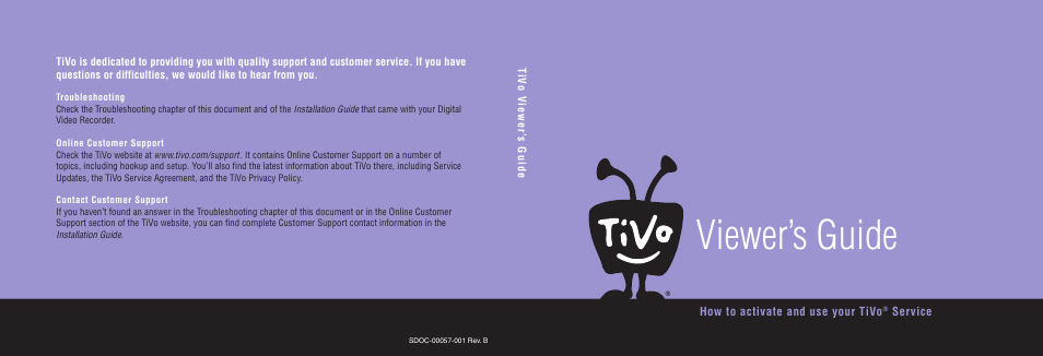 Viewer’s guide | Sony SVR-3000 User Manual | Page 128 / 128