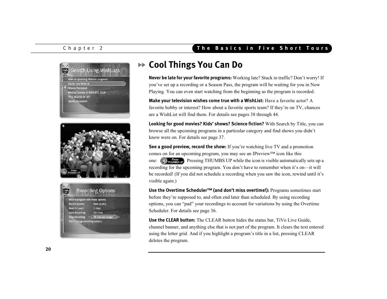 Cool things you can do | Sony SVR-3000 User Manual | Page 27 / 128