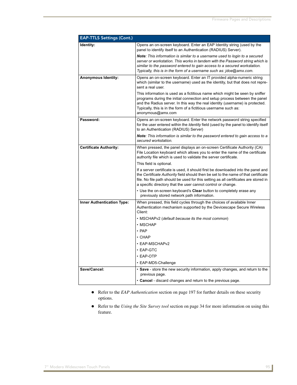 AMX Modero NXD-700Vi User Manual | Page 117 / 234