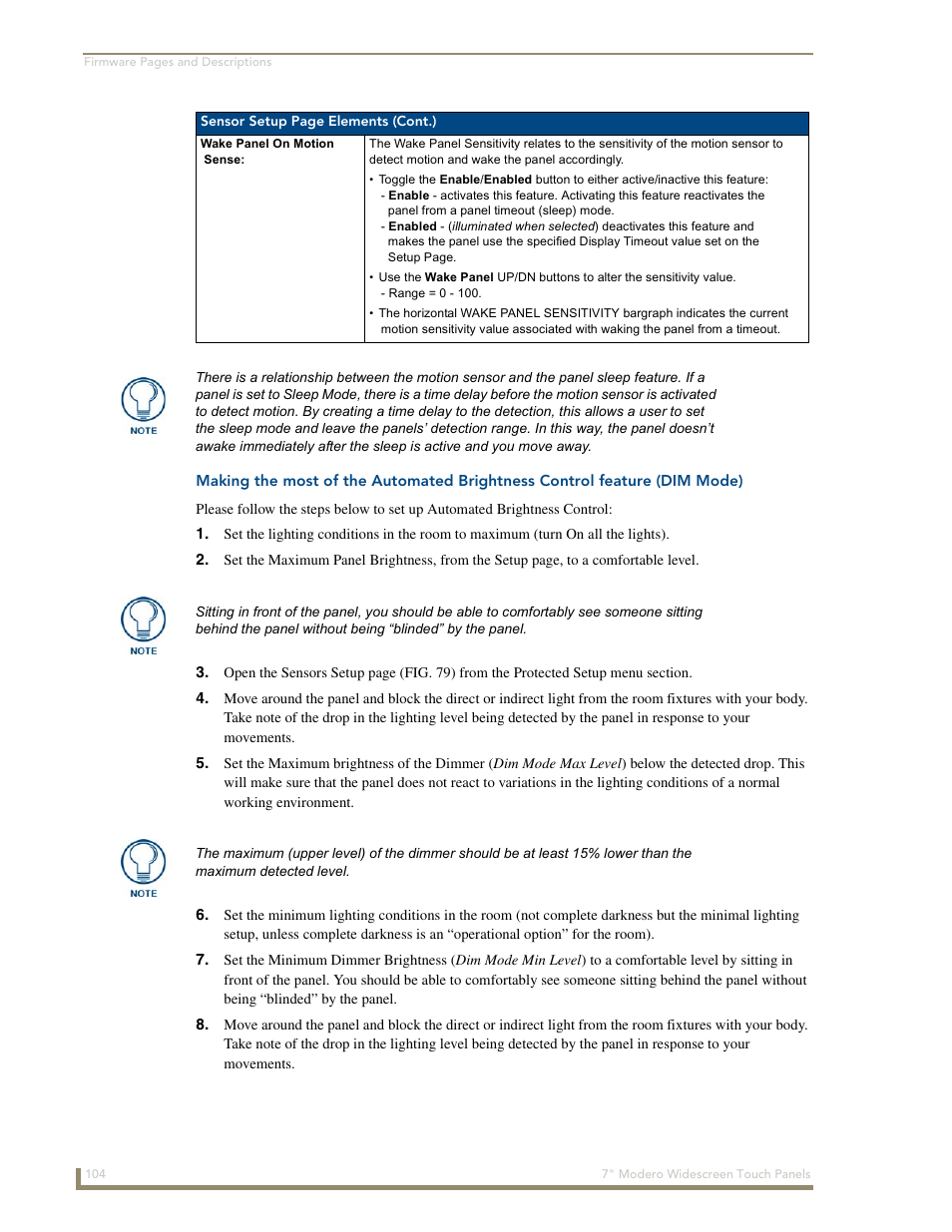AMX Modero NXD-700Vi User Manual | Page 126 / 234