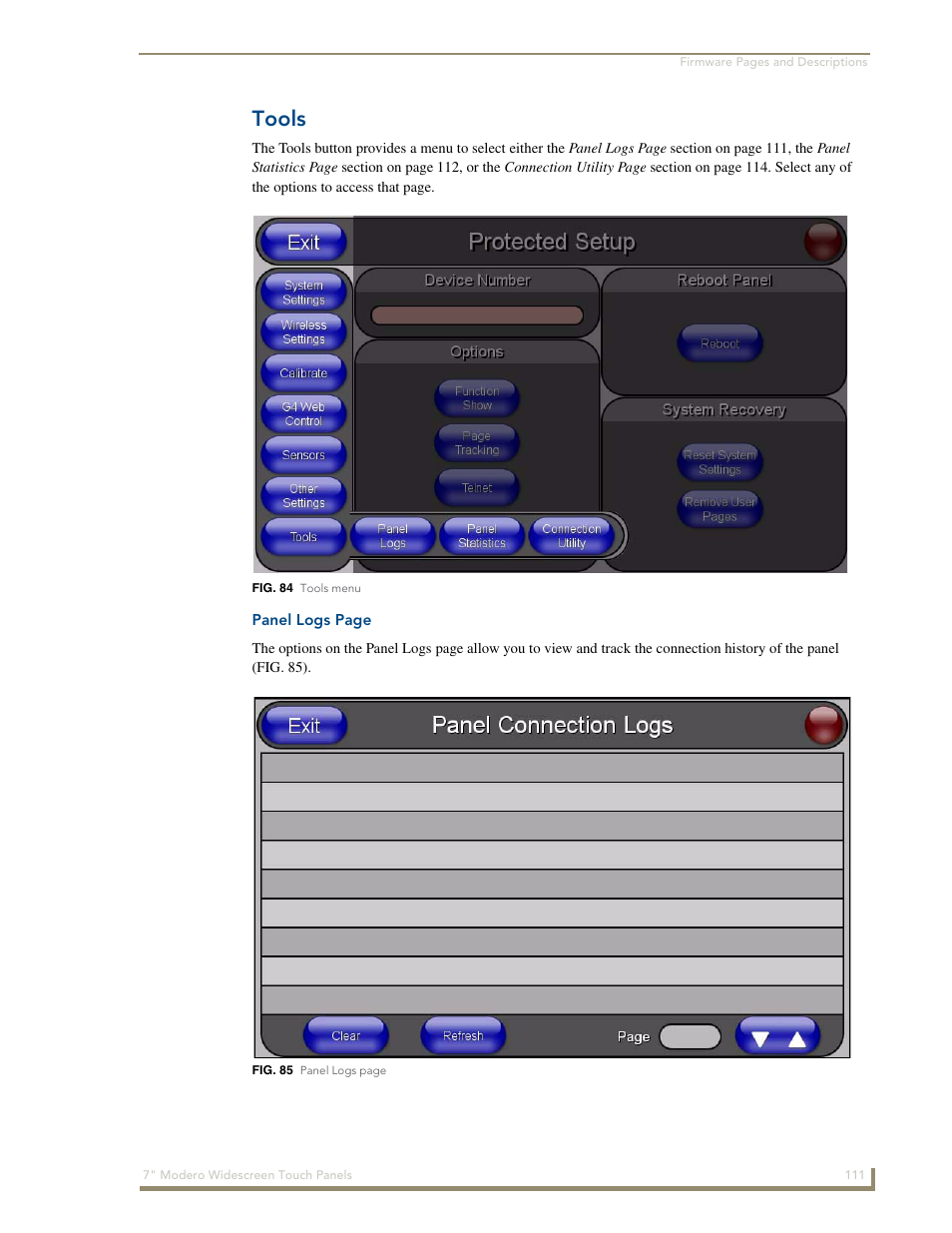 Tools | AMX Modero NXD-700Vi User Manual | Page 133 / 234