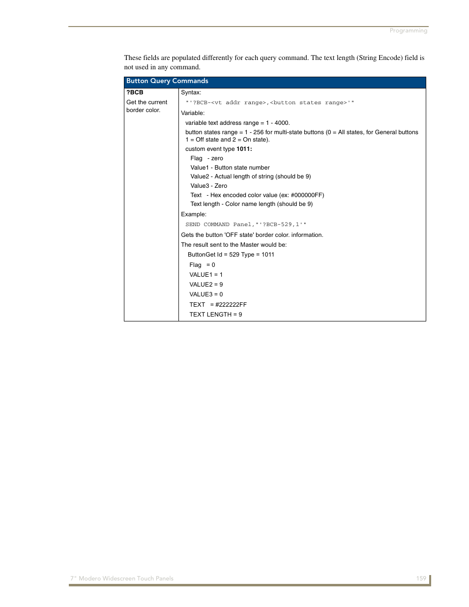 AMX Modero NXD-700Vi User Manual | Page 181 / 234