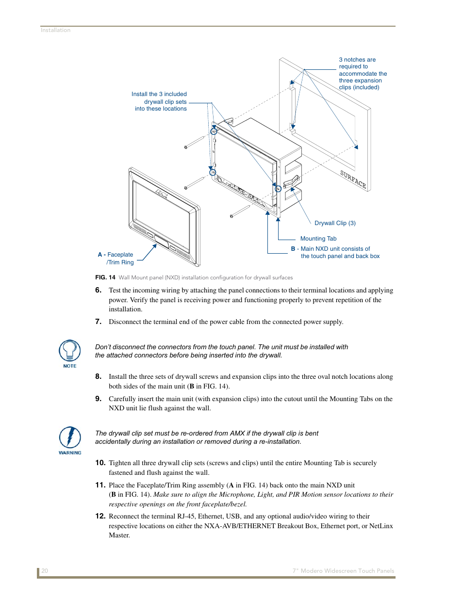 AMX Modero NXD-700Vi User Manual | Page 42 / 234