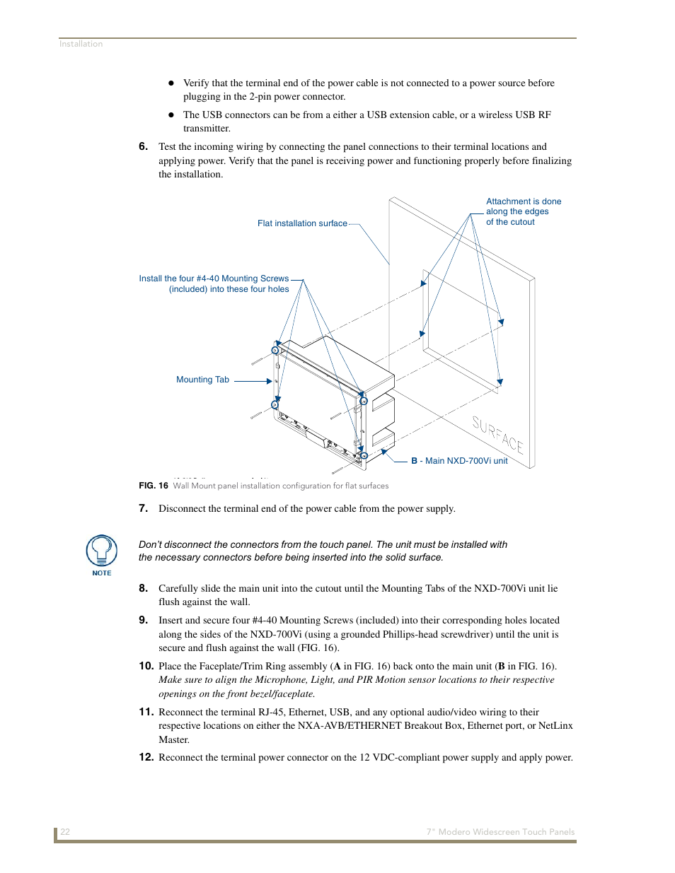 AMX Modero NXD-700Vi User Manual | Page 44 / 234