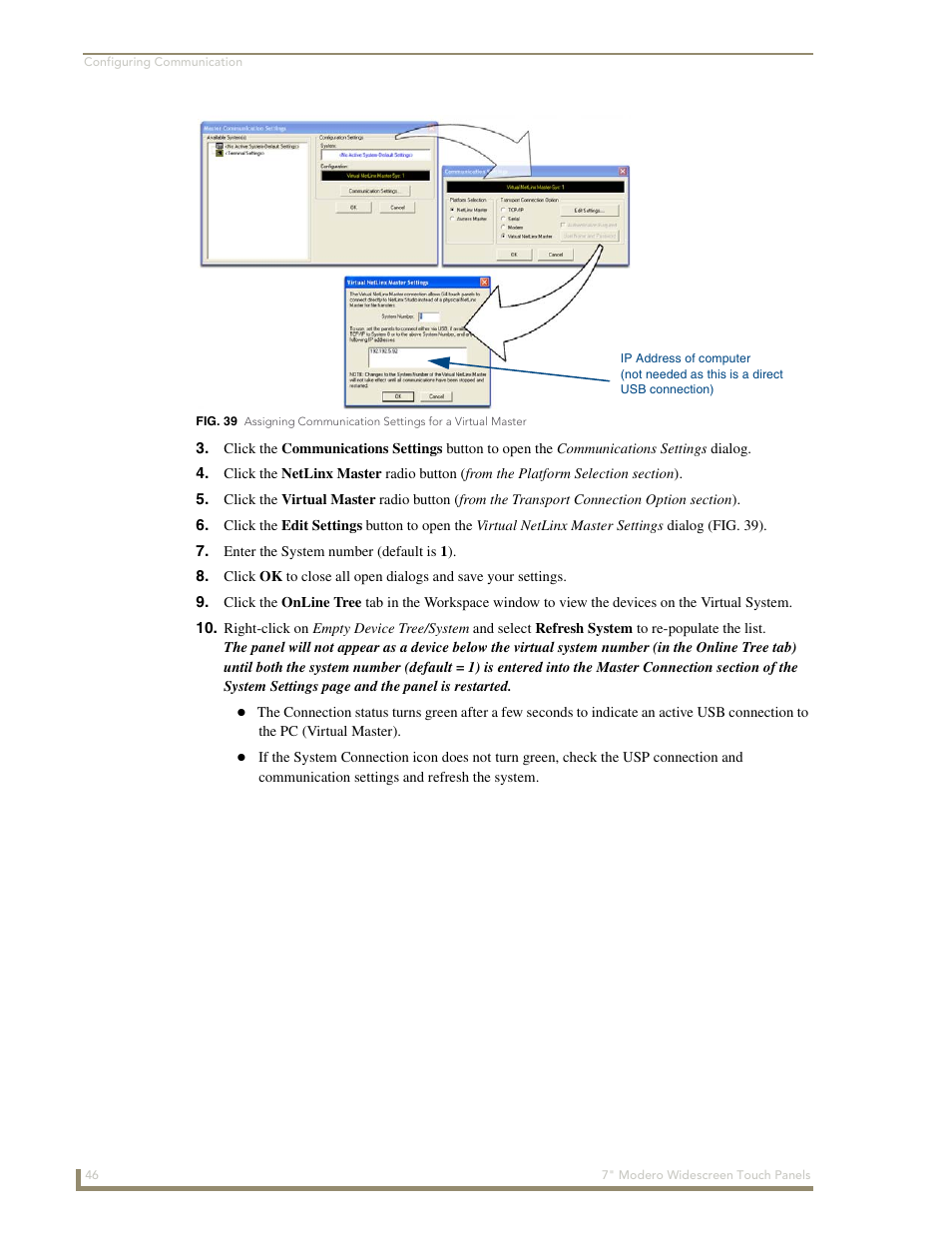 AMX Modero NXD-700Vi User Manual | Page 68 / 234