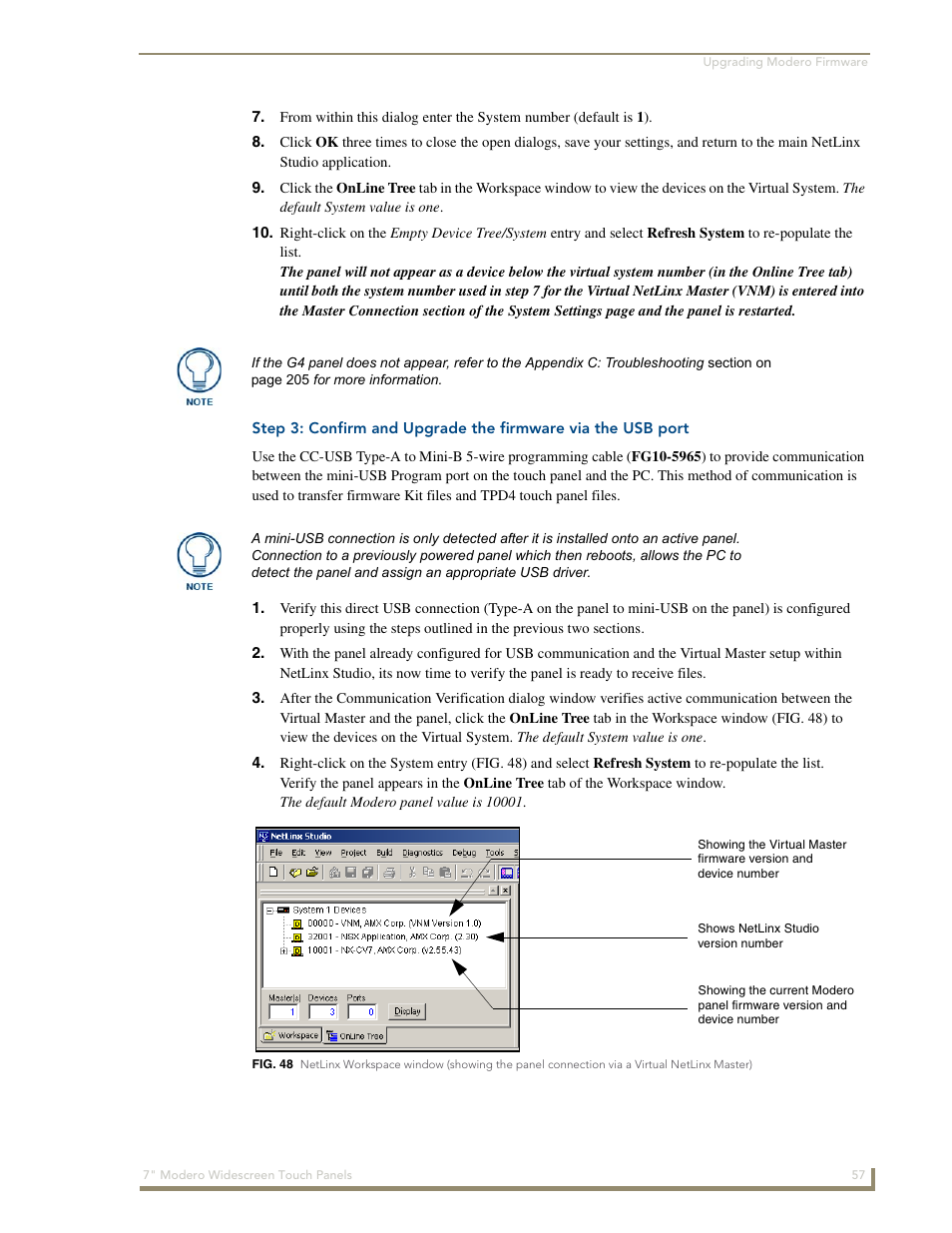 AMX Modero NXD-700Vi User Manual | Page 79 / 234