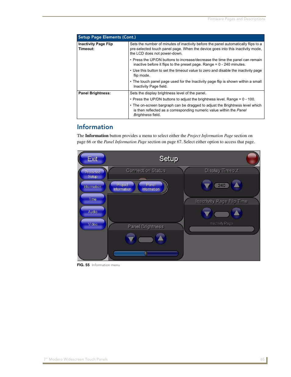 Information | AMX Modero NXD-700Vi User Manual | Page 87 / 234