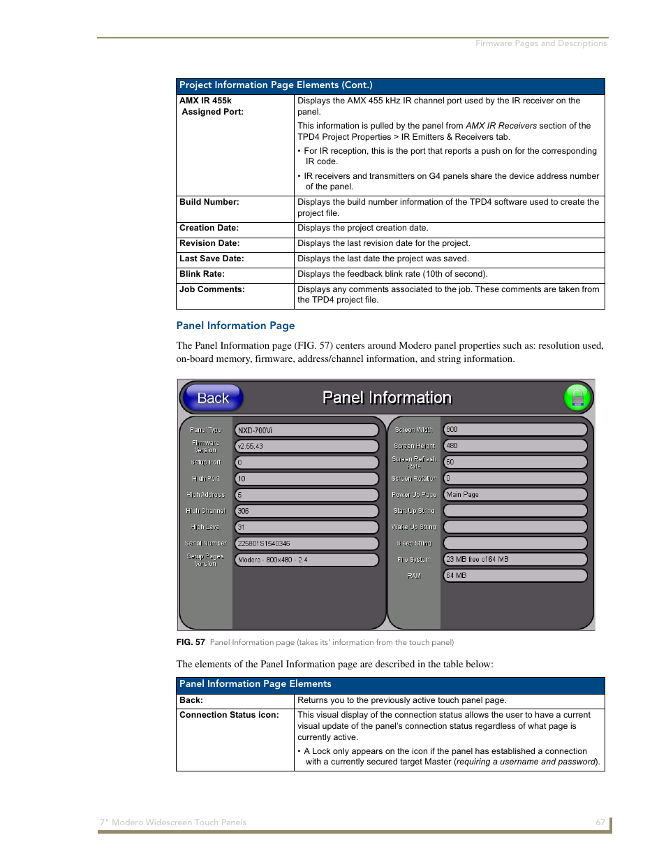 AMX Modero NXD-700Vi User Manual | Page 89 / 234