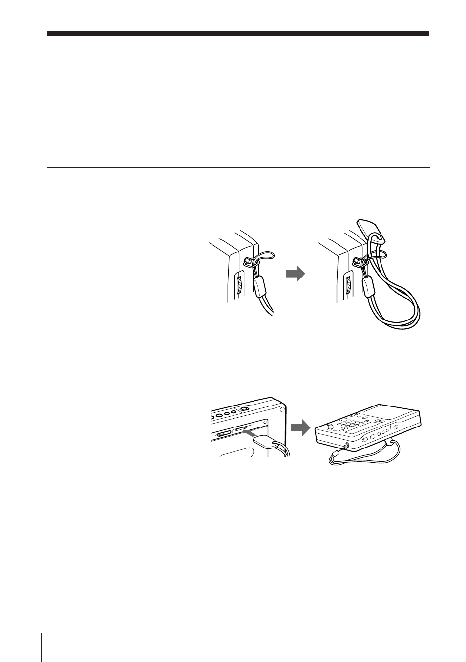 Attaching the strap | Sony ICF-SW1000TS User Manual | Page 73 / 87