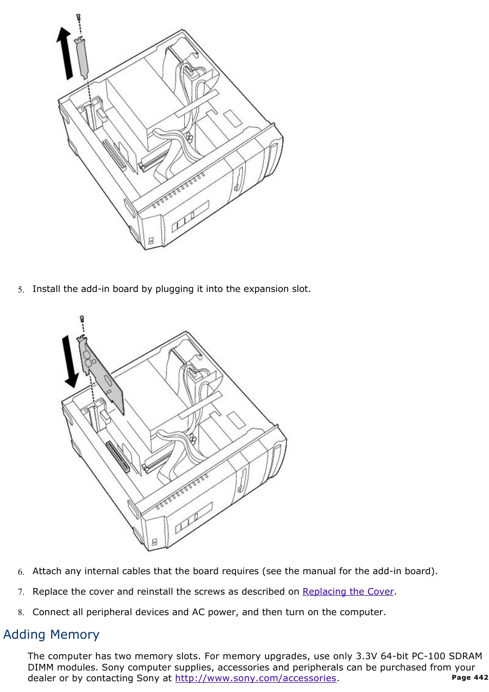 Sony PCV-R539DS User Manual | Page 442 / 586