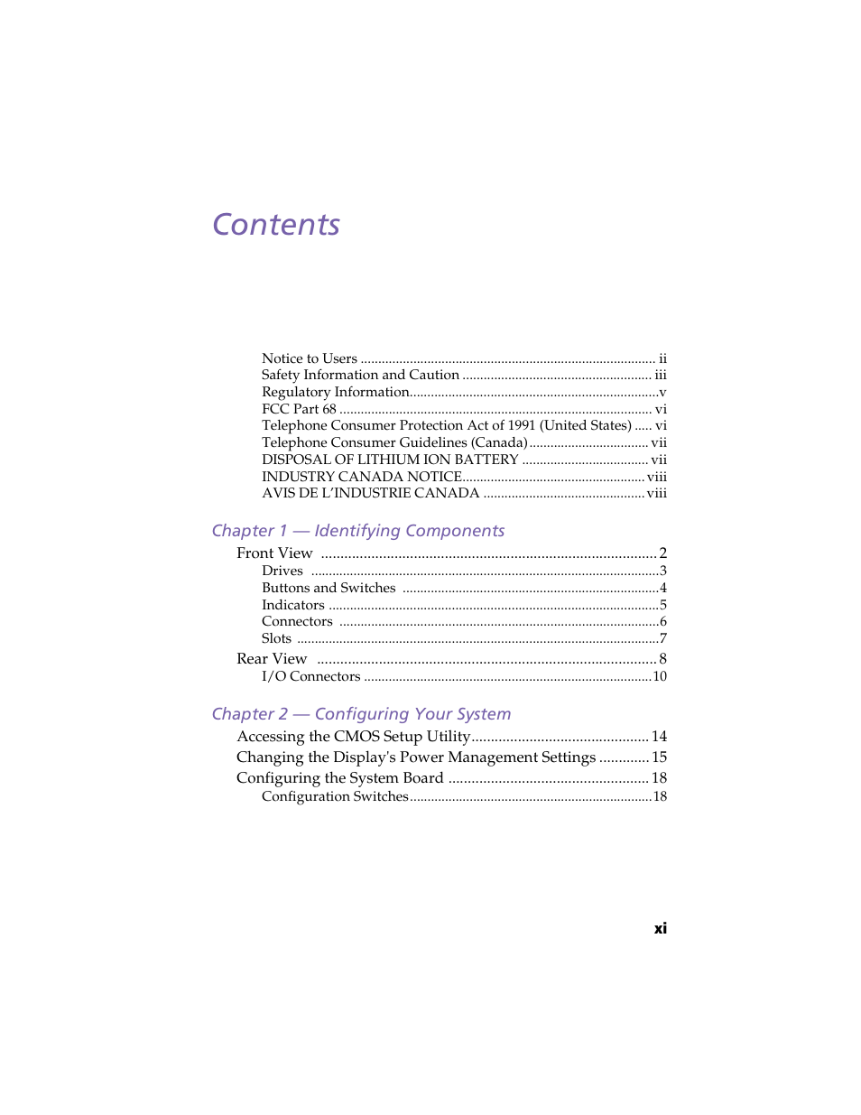Sony PCV-LX800 User Manual | Page 11 / 110