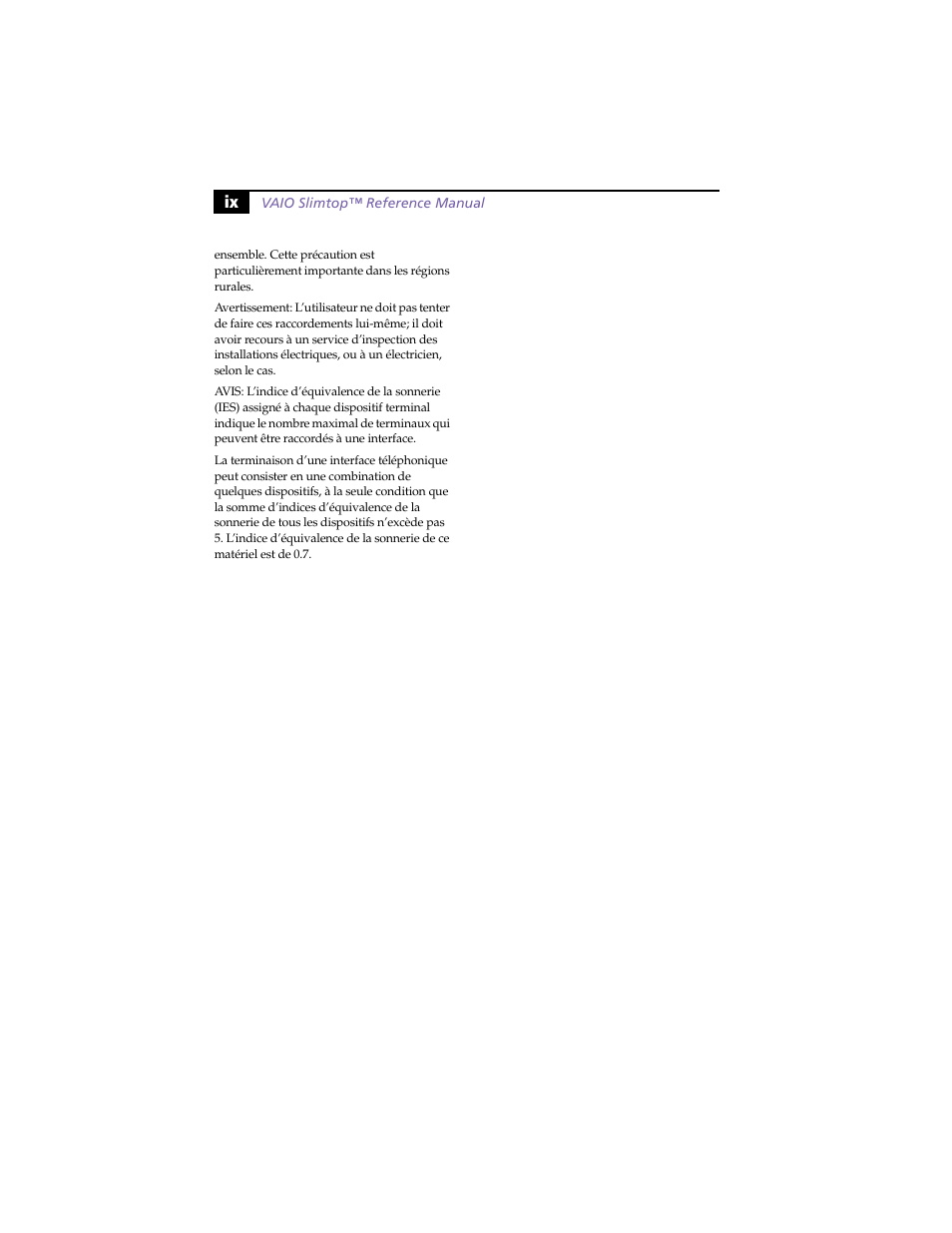 Sony PCV-LX800 User Manual | Page 9 / 110