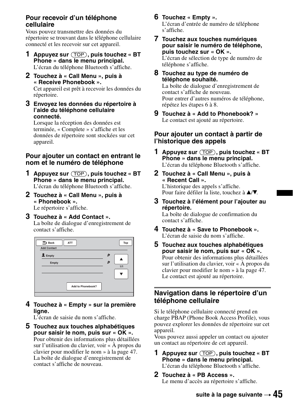 Sony XNV-770BT User Manual | Page 121 / 240