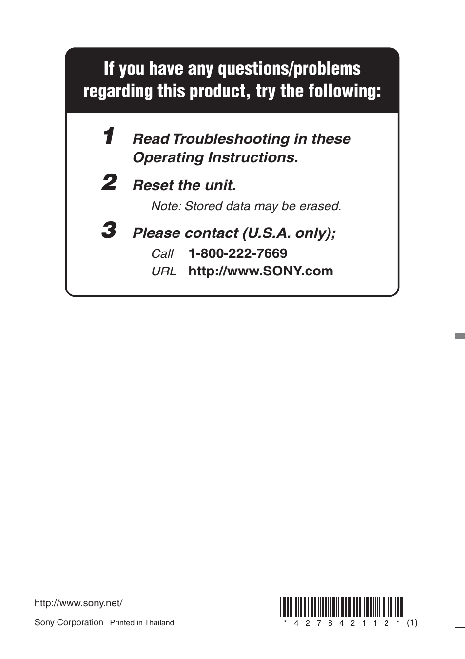 Sony XNV-770BT User Manual | Page 240 / 240