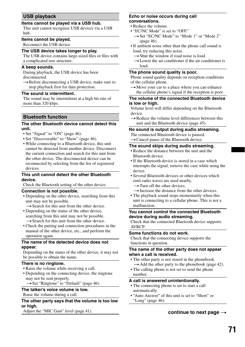 Sony XNV-770BT User Manual | Page 71 / 240