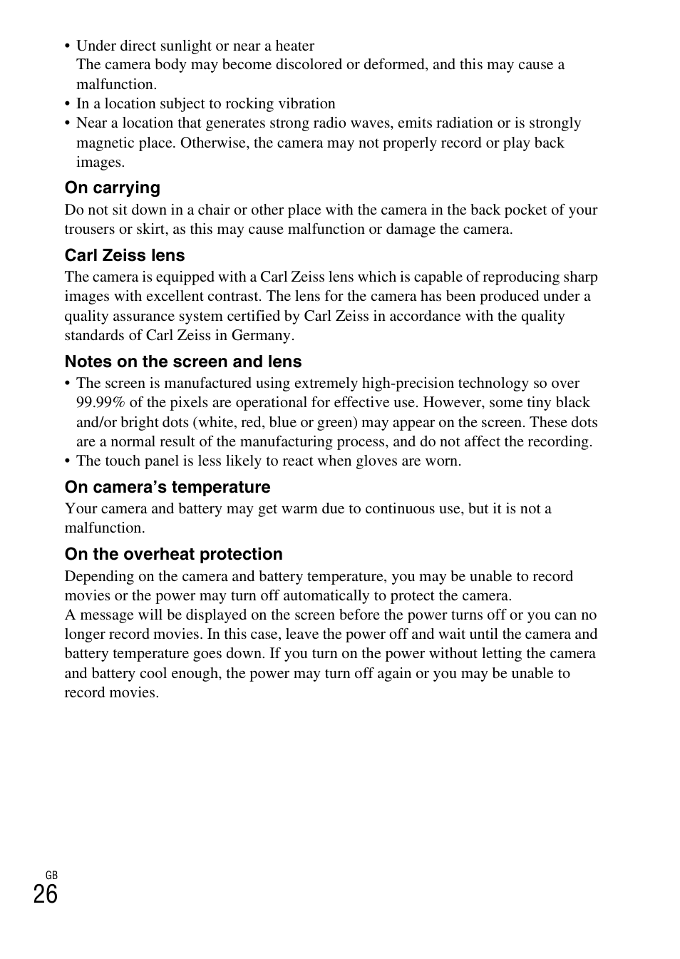 Sony DSC-TX10 User Manual | Page 26 / 64