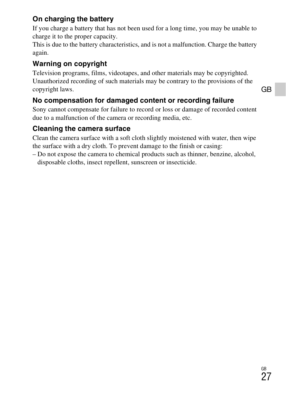 Sony DSC-TX10 User Manual | Page 27 / 64