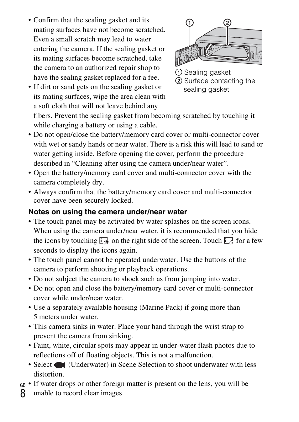 Sony DSC-TX10 User Manual | Page 8 / 64