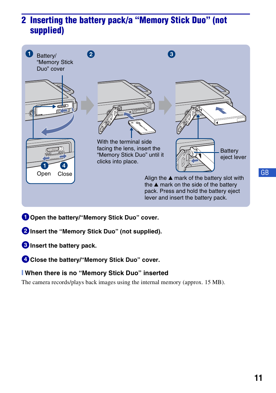 Sony DSC-T300 User Manual | Page 11 / 76