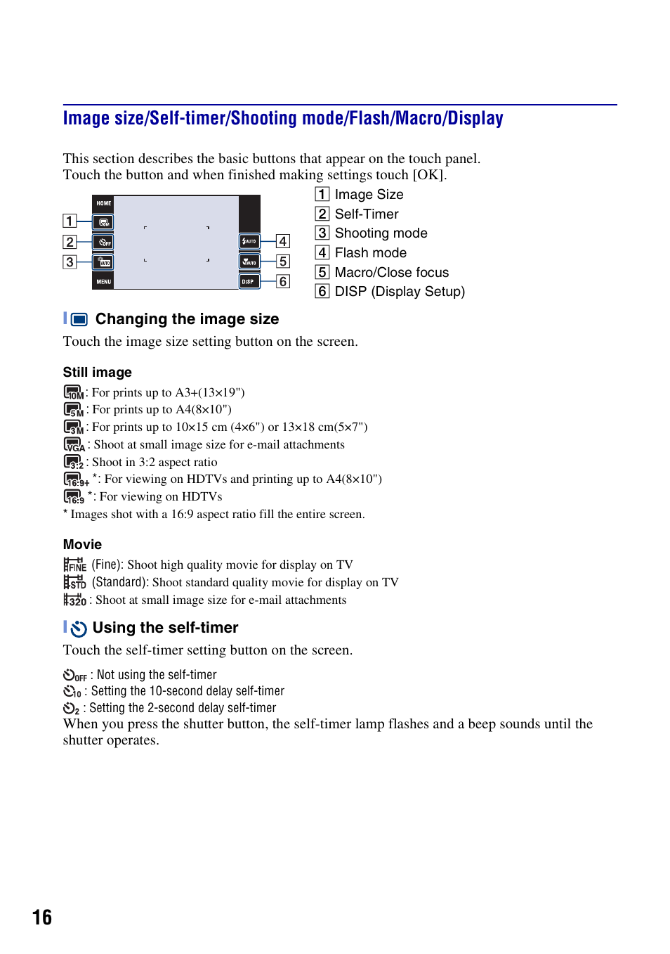 Sony DSC-T300 User Manual | Page 16 / 76