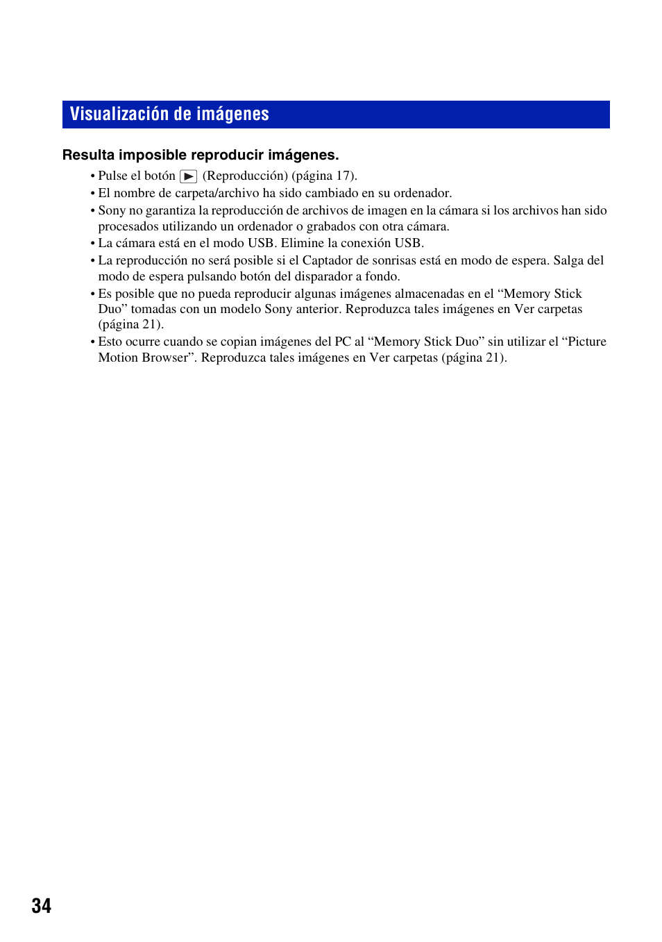 Visualización de imágenes | Sony DSC-T300 User Manual | Page 72 / 76