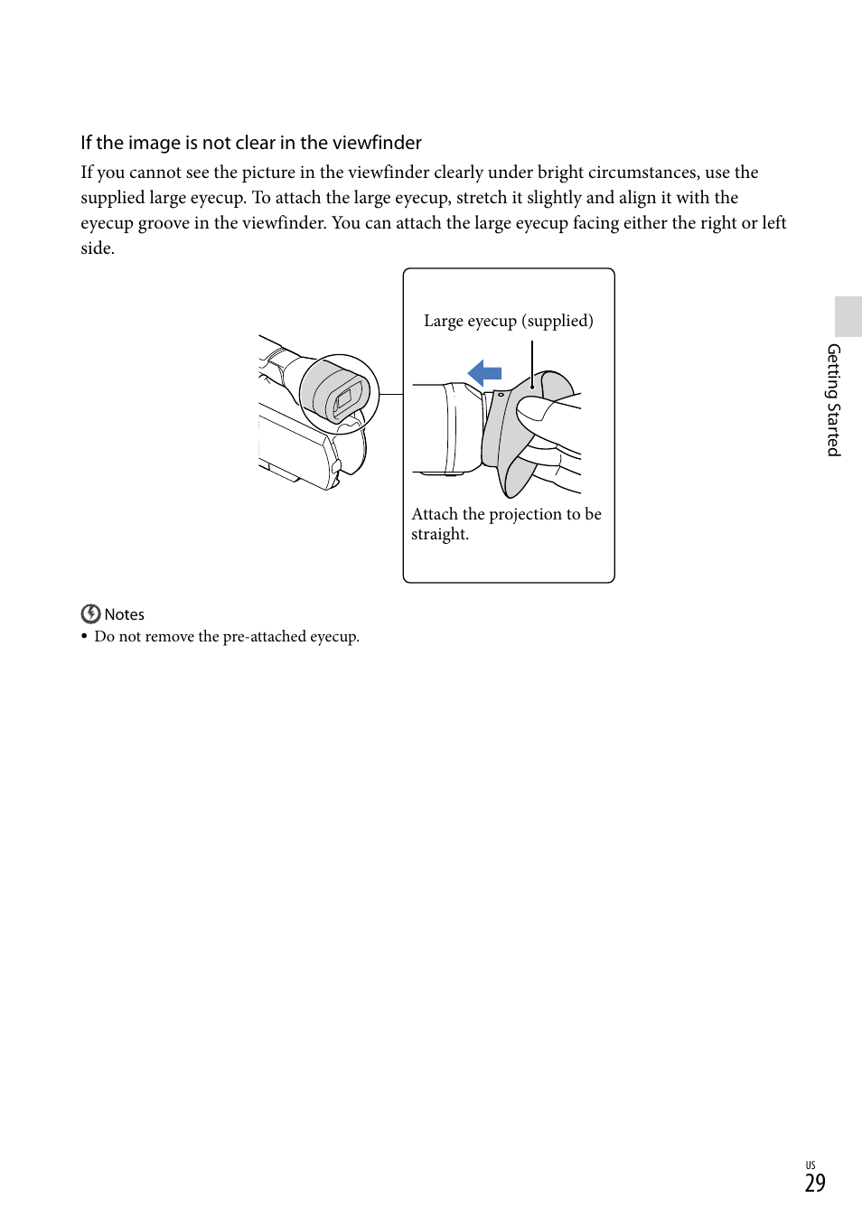 Sony NEX-VG900 User Manual | Page 29 / 151