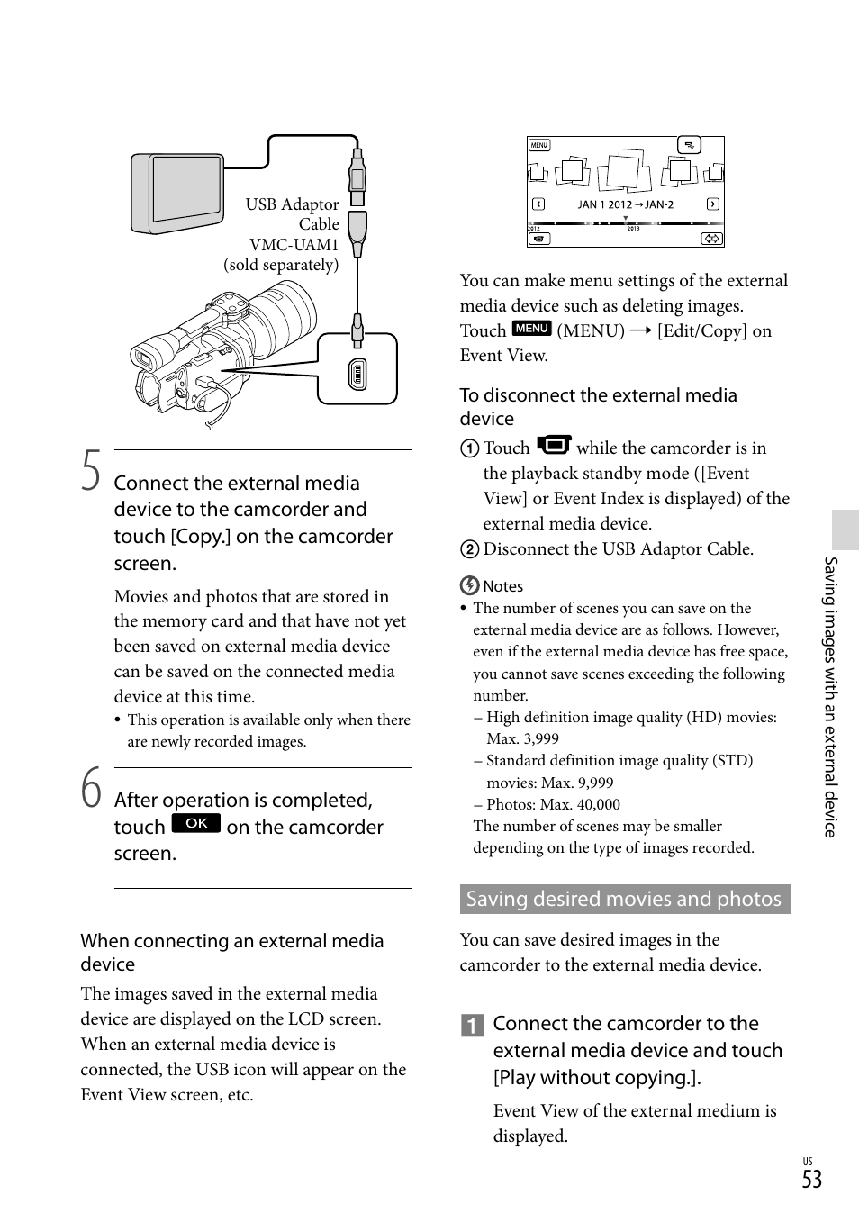 Sony NEX-VG900 User Manual | Page 53 / 151