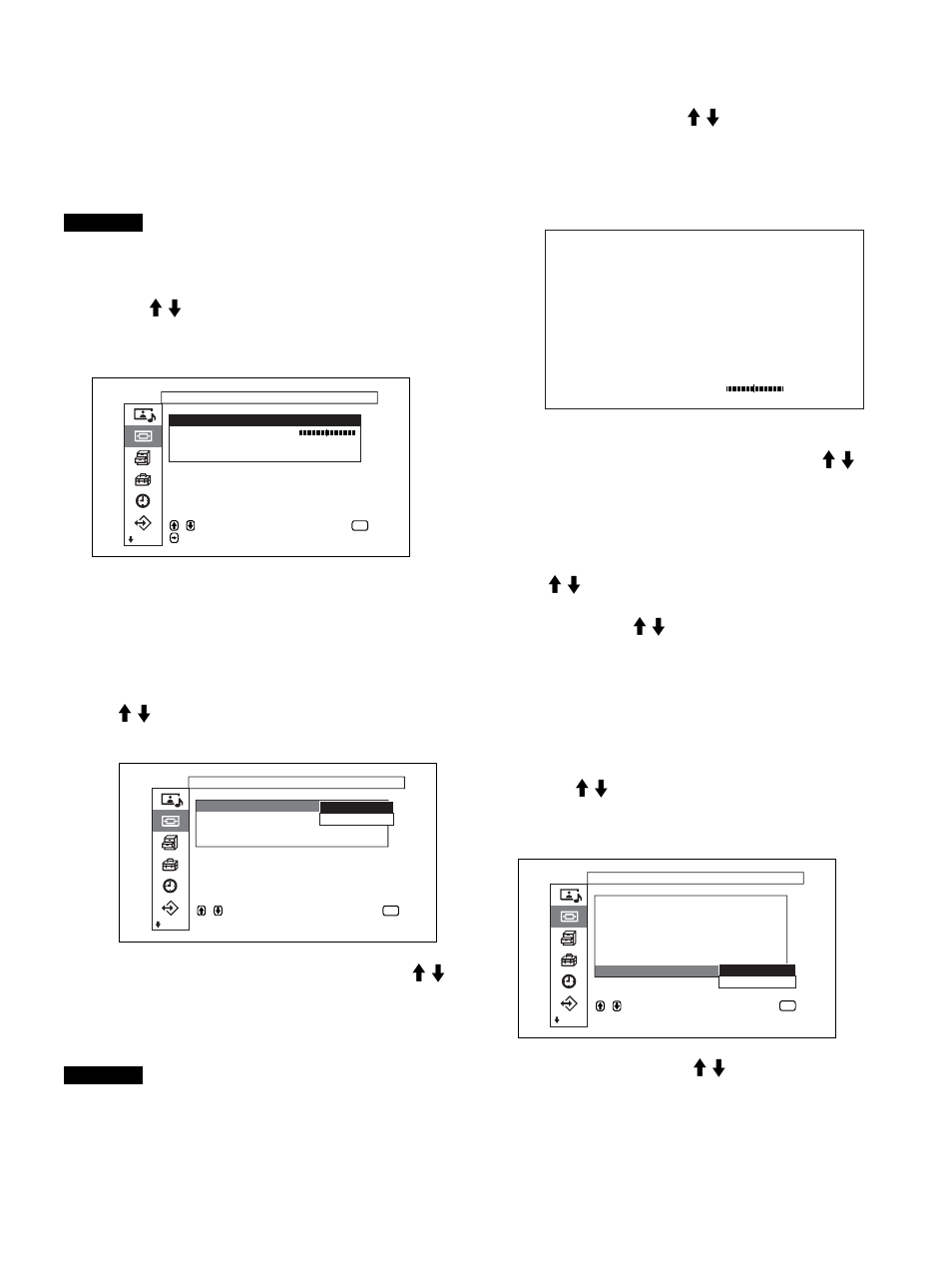 Réglage des pixels, Restauration des paramètres du menu command | Sony PFM-32C1 User Manual | Page 135 / 348