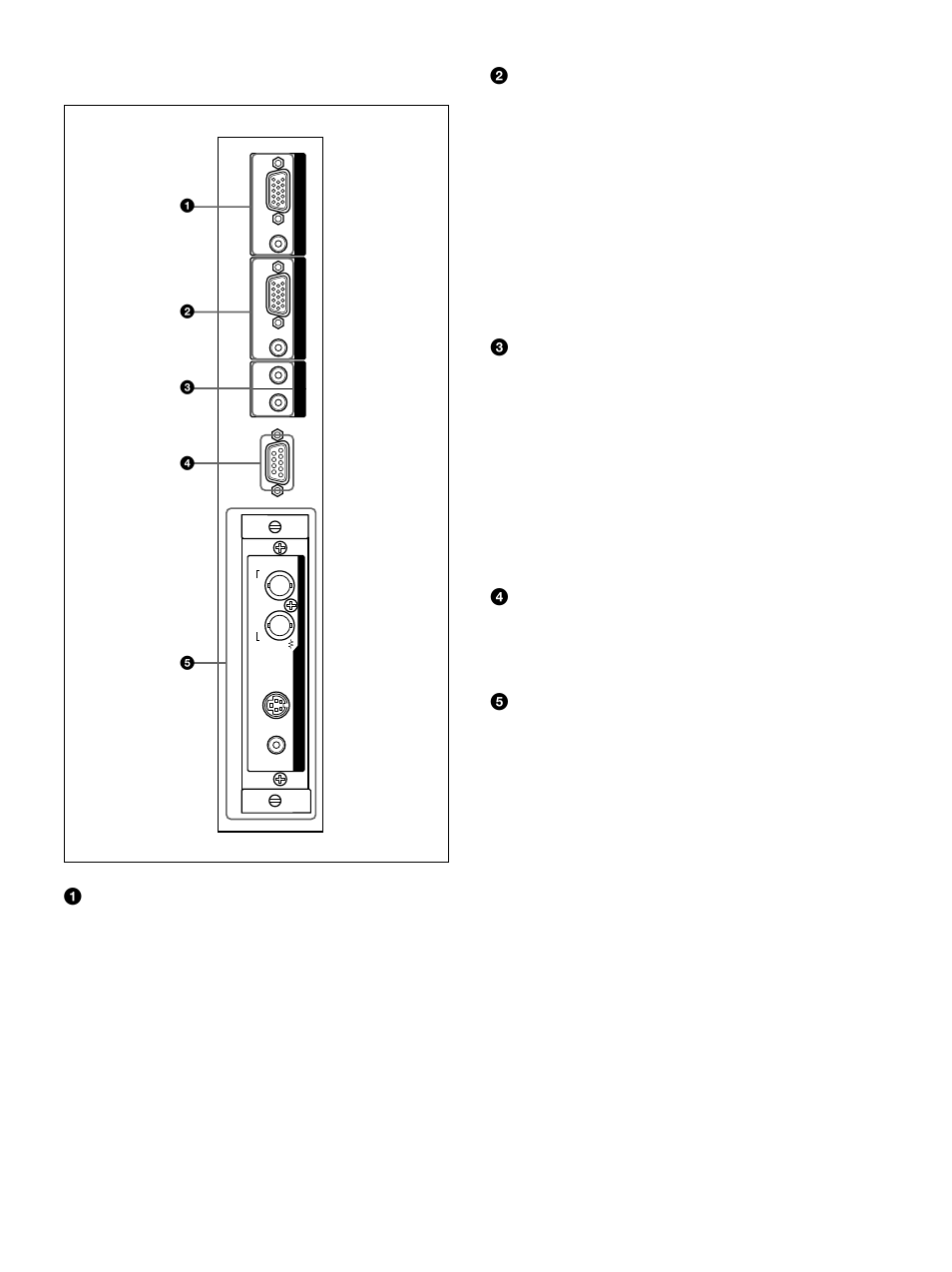 Anschlußfeld | Sony PFM-32C1 User Manual | Page 157 / 348