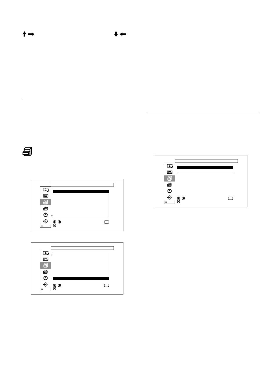 Menú ajuste personalizado, Restaurar, Menú protector de pantalla | Sony PFM-32C1 User Manual | Page 218 / 348