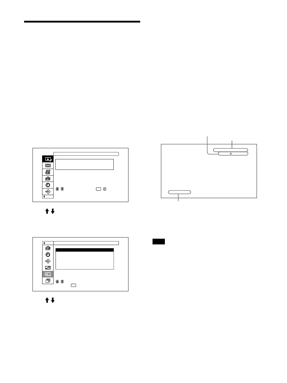 Visualización de la imagen, Conmutación de la señal de entrada | Sony PFM-32C1 User Manual | Page 222 / 348