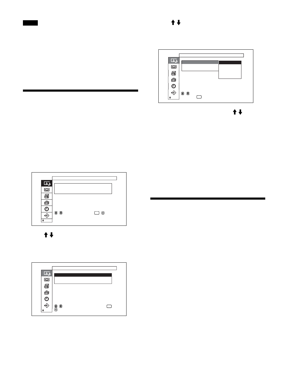 Selección de la calidad de imagen, Ajuste de la imagen | Sony PFM-32C1 User Manual | Page 226 / 348