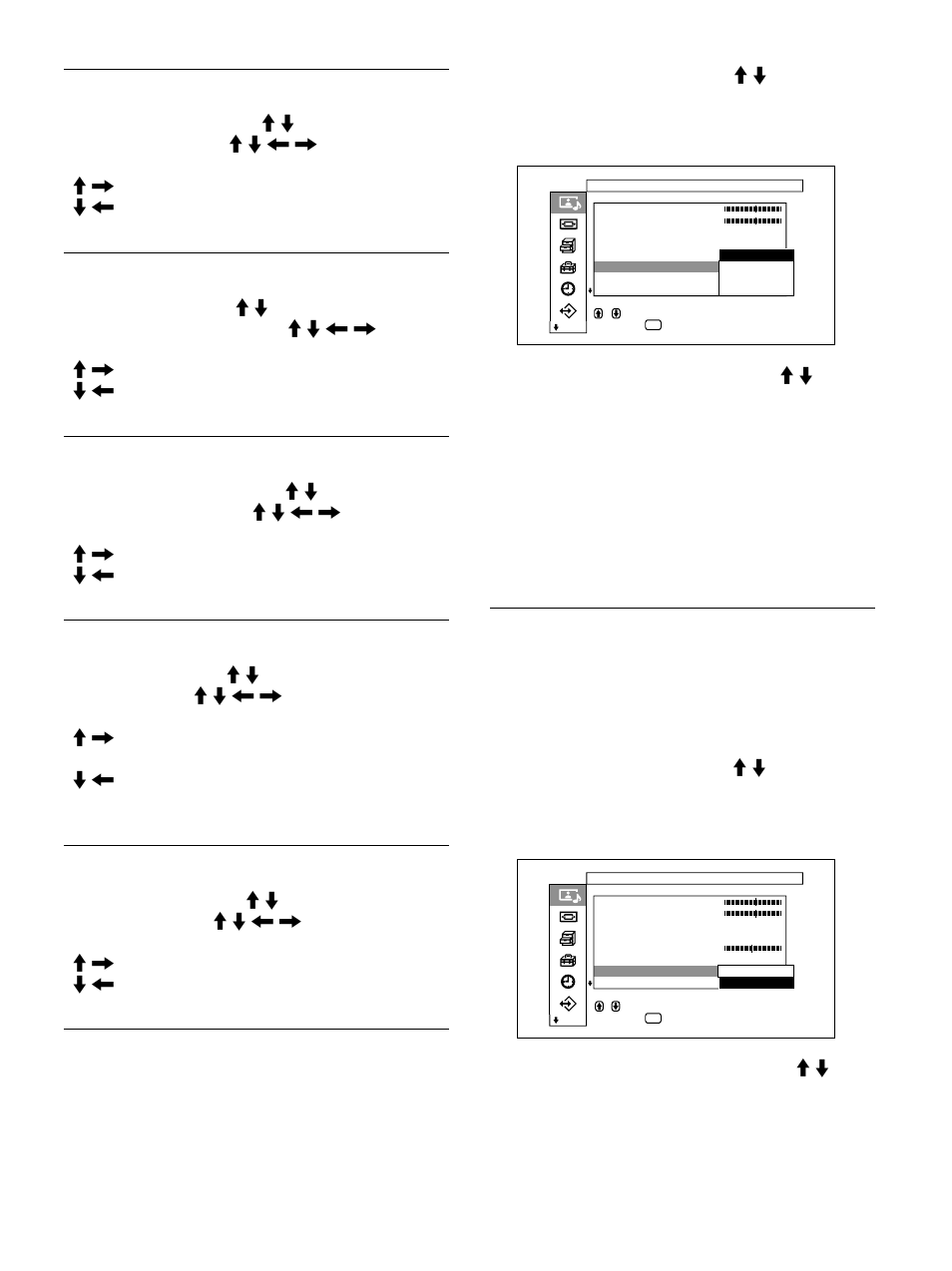 Contraste, Brillo, Crominancia | Fase, Nitidez, Reduc ruido, Unidad cine | Sony PFM-32C1 User Manual | Page 227 / 348