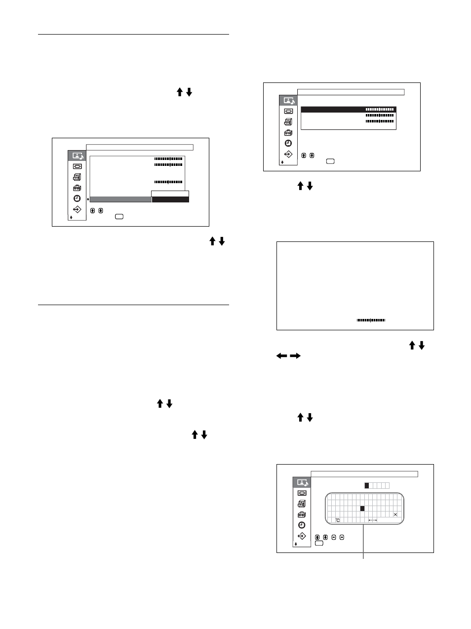 Imagen dinámica, Temp color (temperatura del color), Seleccione “temp color” con m/m y pulse enter | Sony PFM-32C1 User Manual | Page 228 / 348