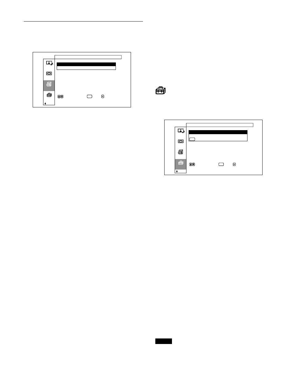 初期設定メニュー, スクリーンセーバーメニュー | Sony PFM-32C1 User Manual | Page 24 / 348