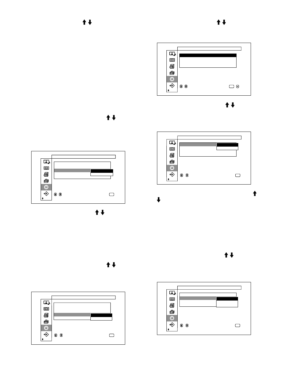 Visualizzazione dell’ora, Funzione timer att/dis, Premere enter. i secondi vengono azzerati | Sony PFM-32C1 User Manual | Page 290 / 348