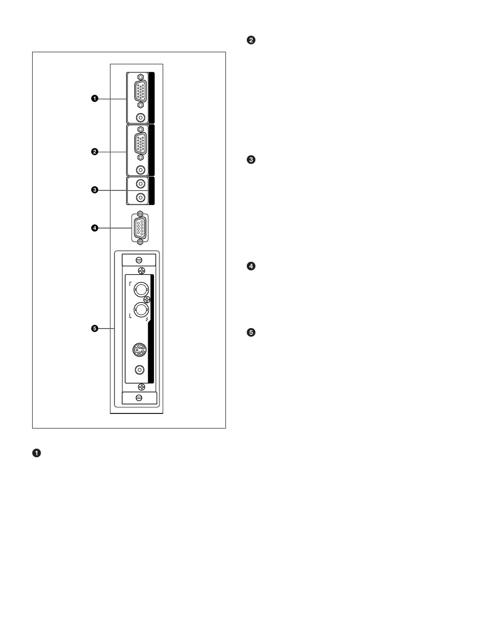 连接器面板 | Sony PFM-32C1 User Manual | Page 305 / 348