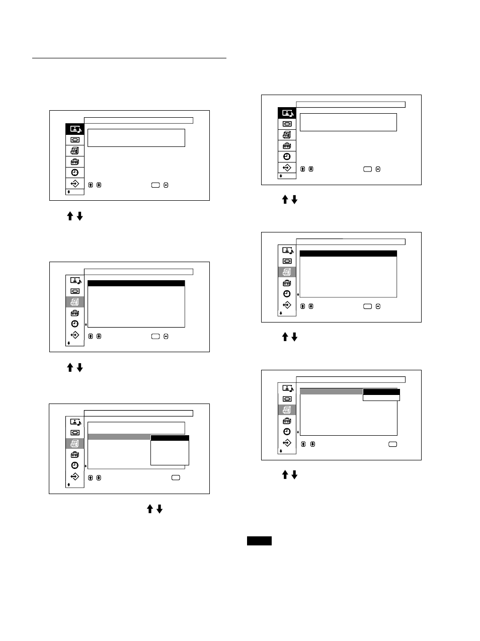 Switching the display mode, Energy saving function, Displaying closed captions | Watching the picture | Sony PFM-32C1 User Manual | Page 79 / 348