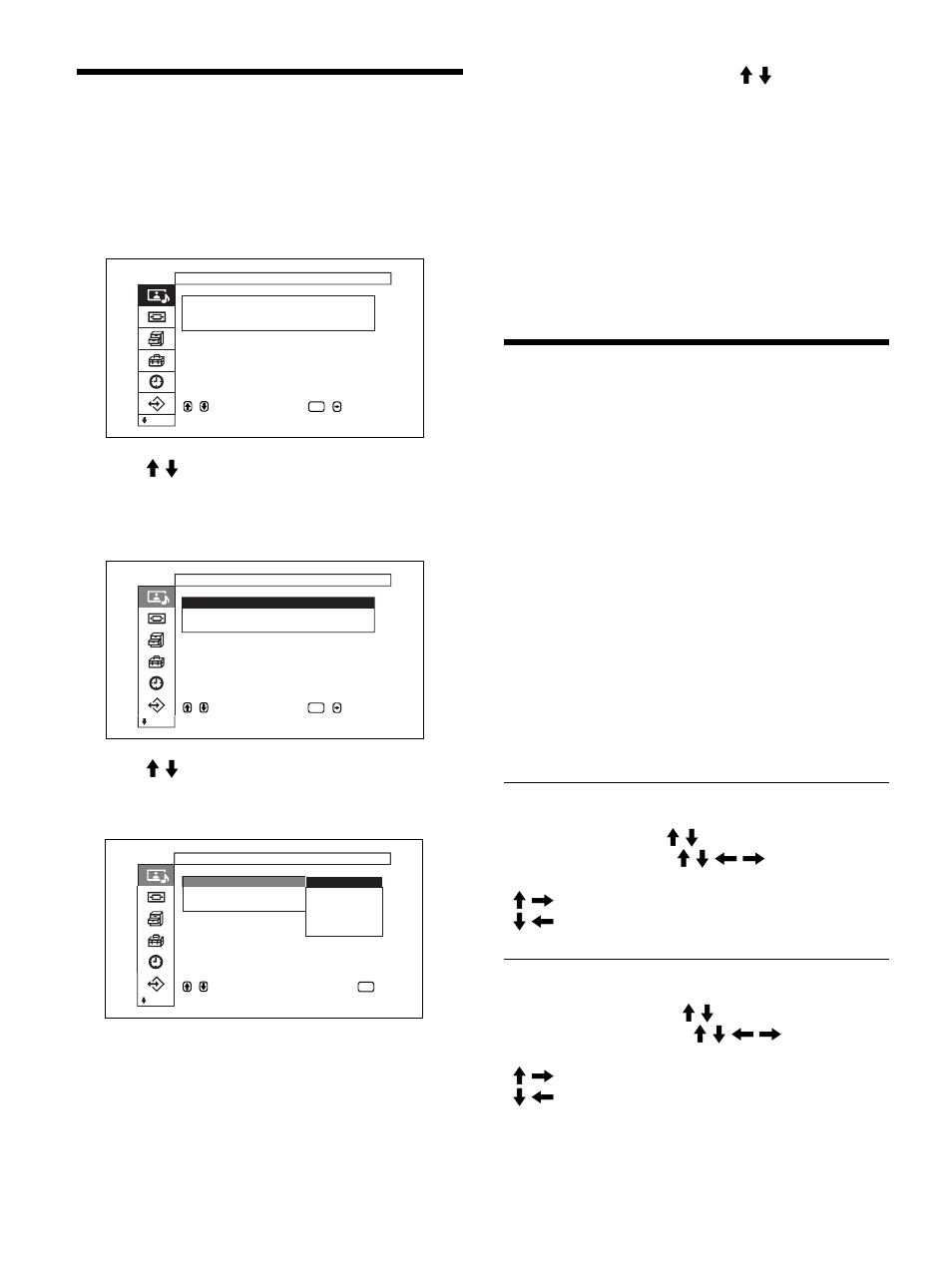 Selecting image quality, Adjusting the picture, Contrast | Brightness | Sony PFM-32C1 User Manual | Page 80 / 348