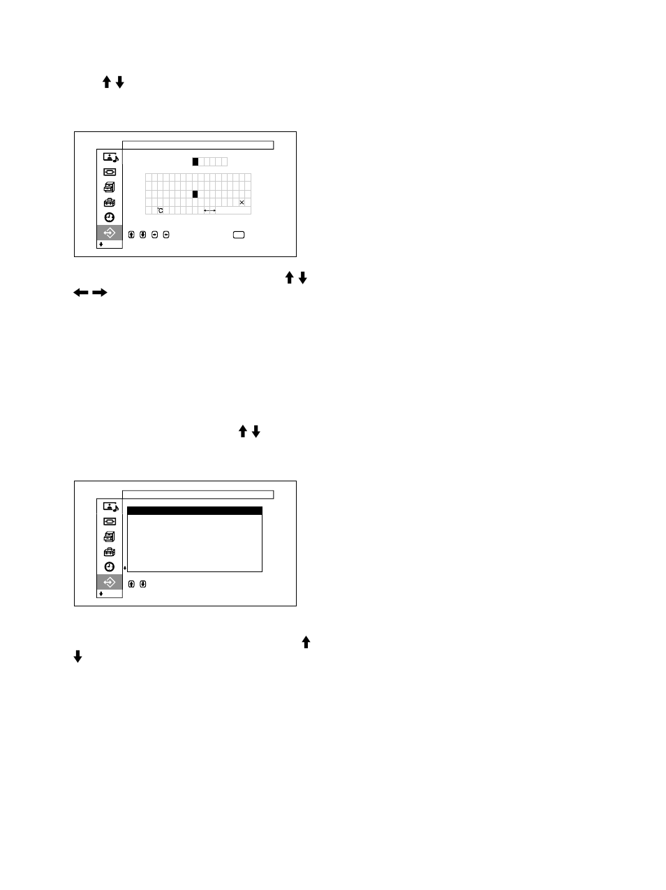 Calling up a stored setting, When you name the setting, follow the steps below | Sony PFM-32C1 User Manual | Page 90 / 348