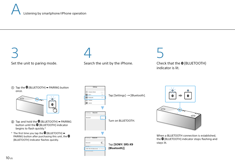 Sony SRS-X9 User Manual | Page 10 / 68