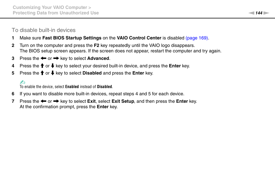 Sony VPCZ22SHX User Manual | Page 144 / 215