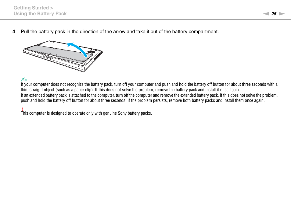 Sony VPCZ22SHX User Manual | Page 25 / 215